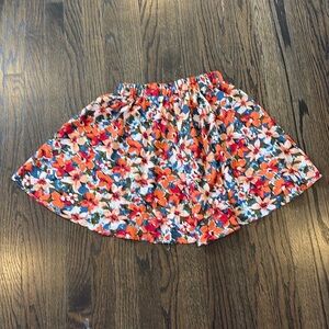 Teen 2 in 1 Floral Skort